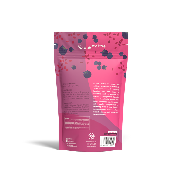 Blueberry Pomegranate Lactation Tea