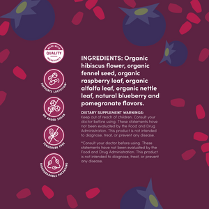 Blueberry Pomegranate Lactation Tea