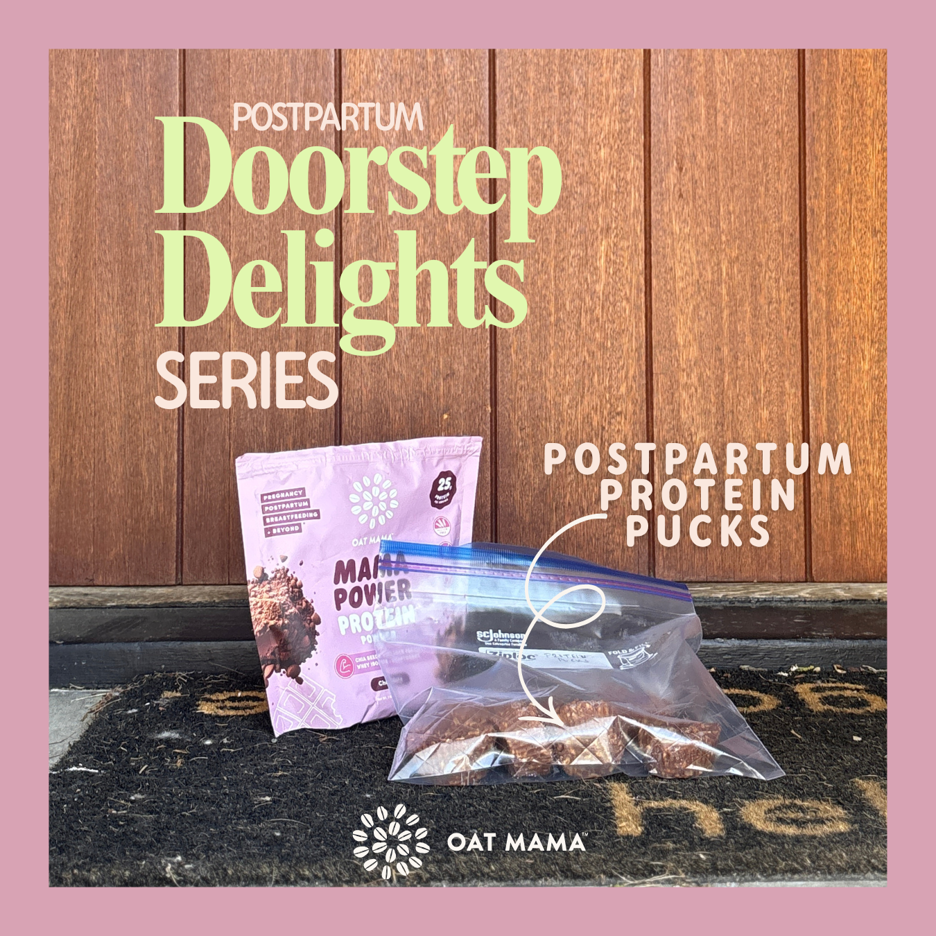 Postpartum Doorstep Delights Vol. 3: Postpartum Protein Pucks