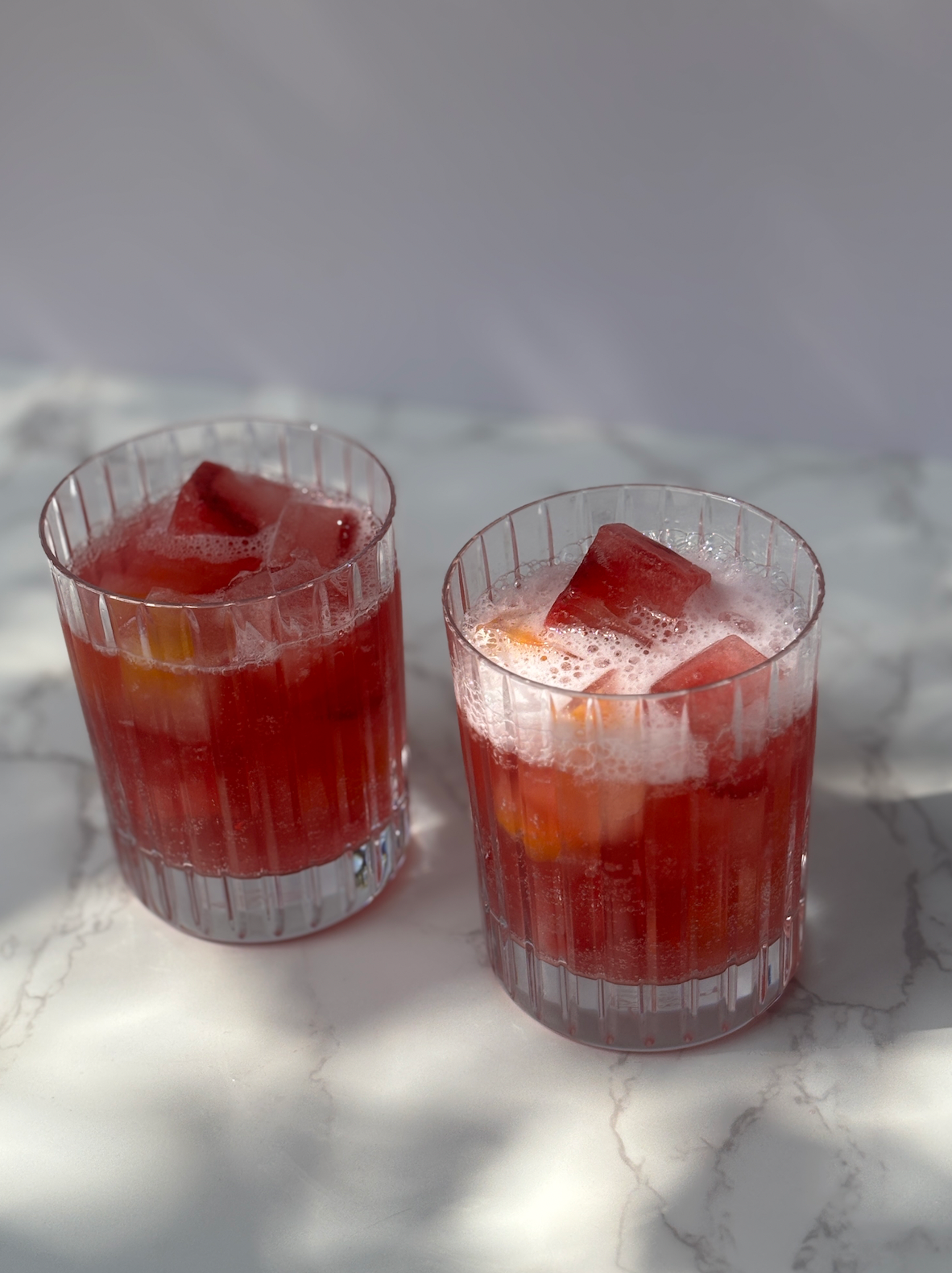 Fruity Tea Ice Cubes