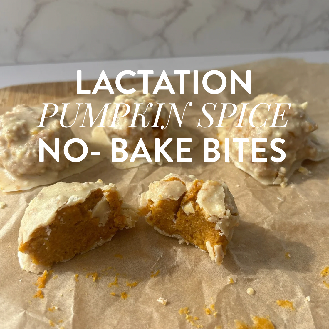 Lactation Pumpkin Spice No-Bake Bites