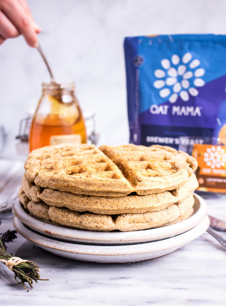 Vanilla Chai Spice Oat Waffles from Sunday Bakers