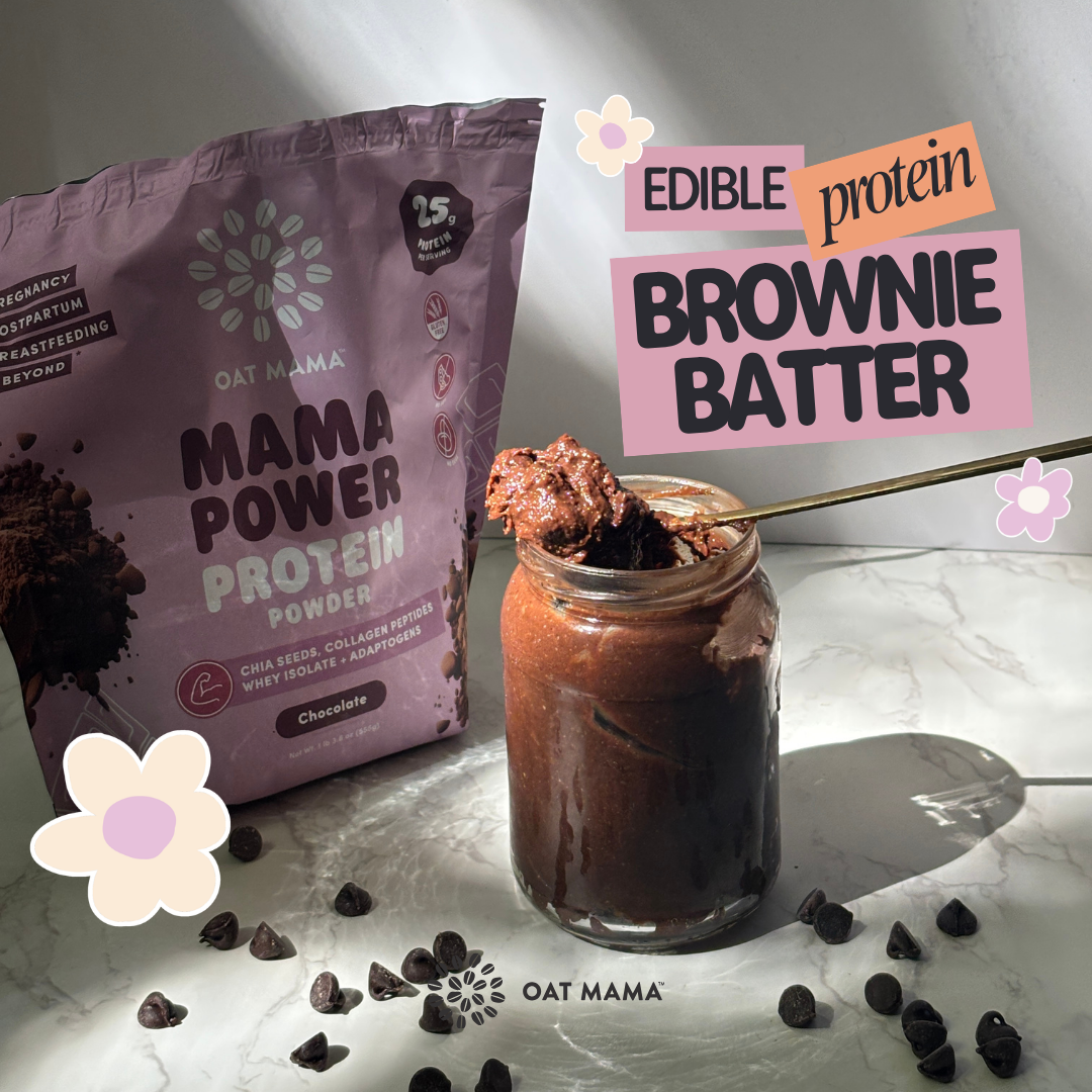 Edible Protein Brownie Batter (Healthy, No-Bake Recipe for Busy Moms)